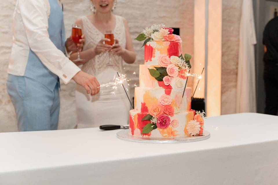50 superbes idées de gâteaux de mariage champêtres