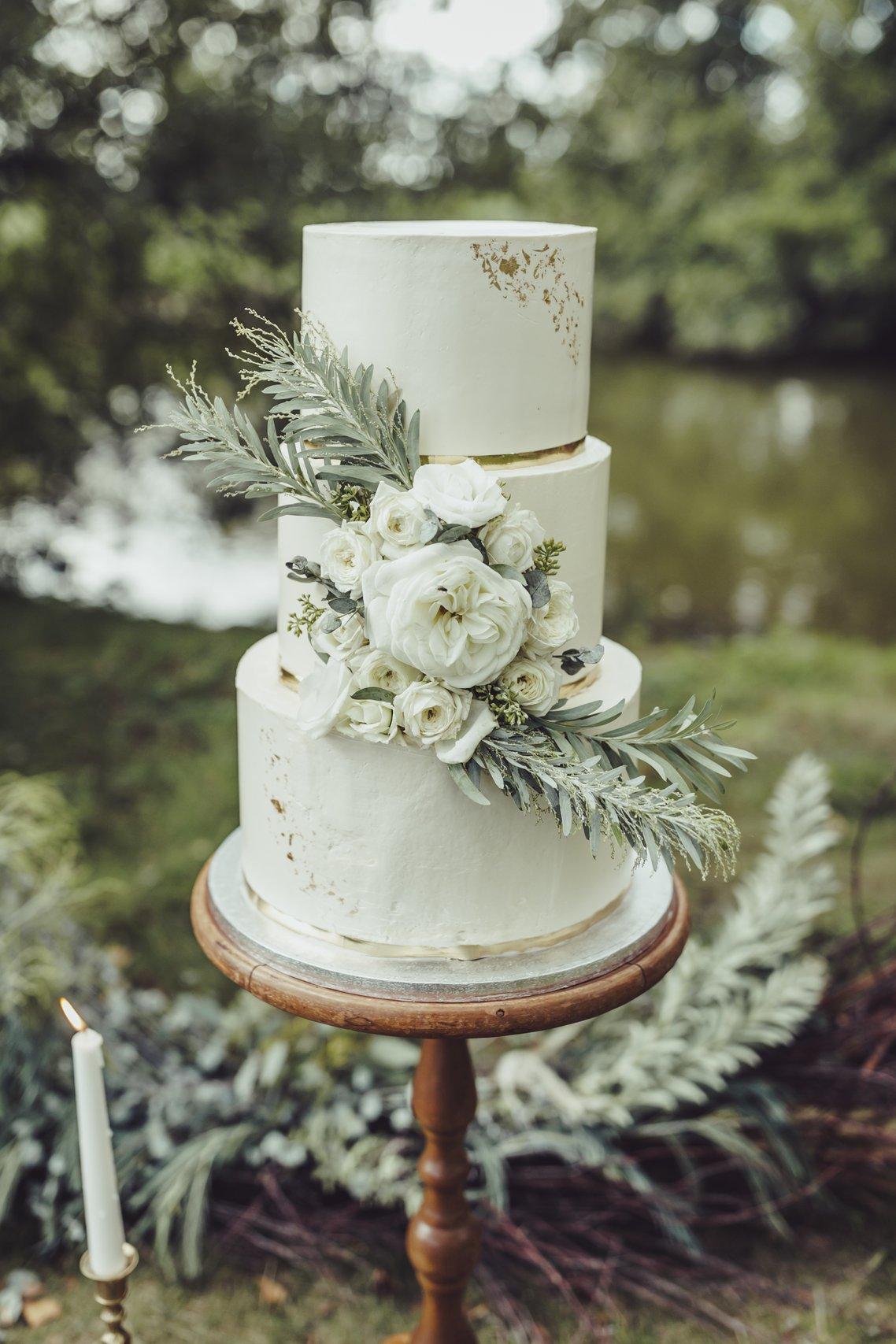 presentoir gateau sur pied bois