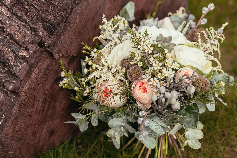 bouquet de fleurs mariage champetre