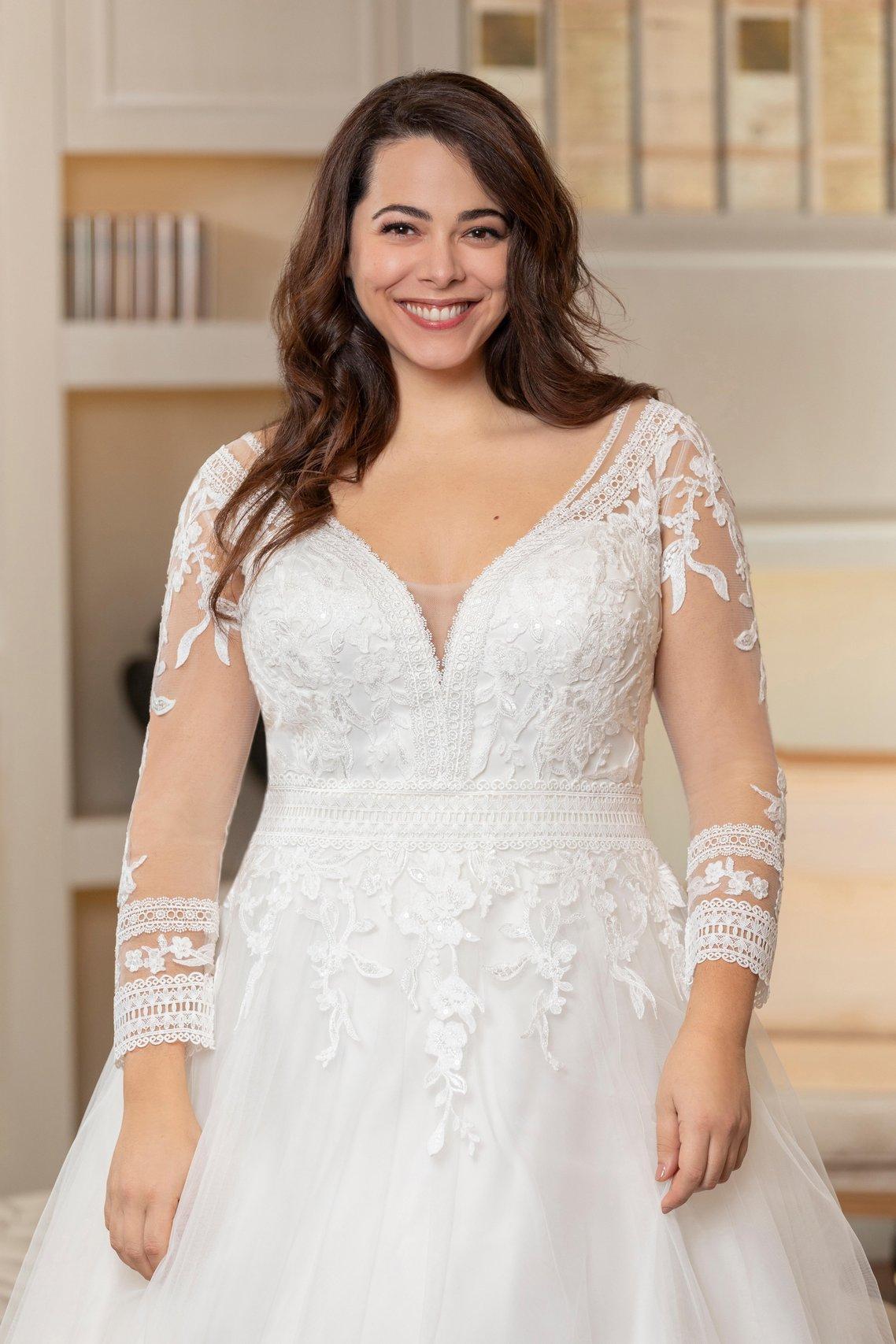 robe de mariée princesse femme ronde grande taille