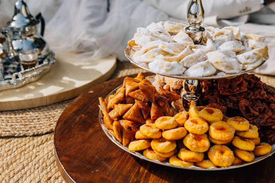 Buffet de mariage oriental : 6 idées de stands salés et sucrés