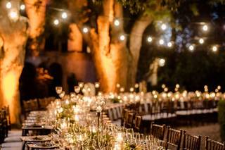 lumière mariage boougie decoration table de mariage