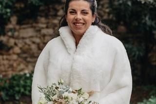 mariée automne bolero