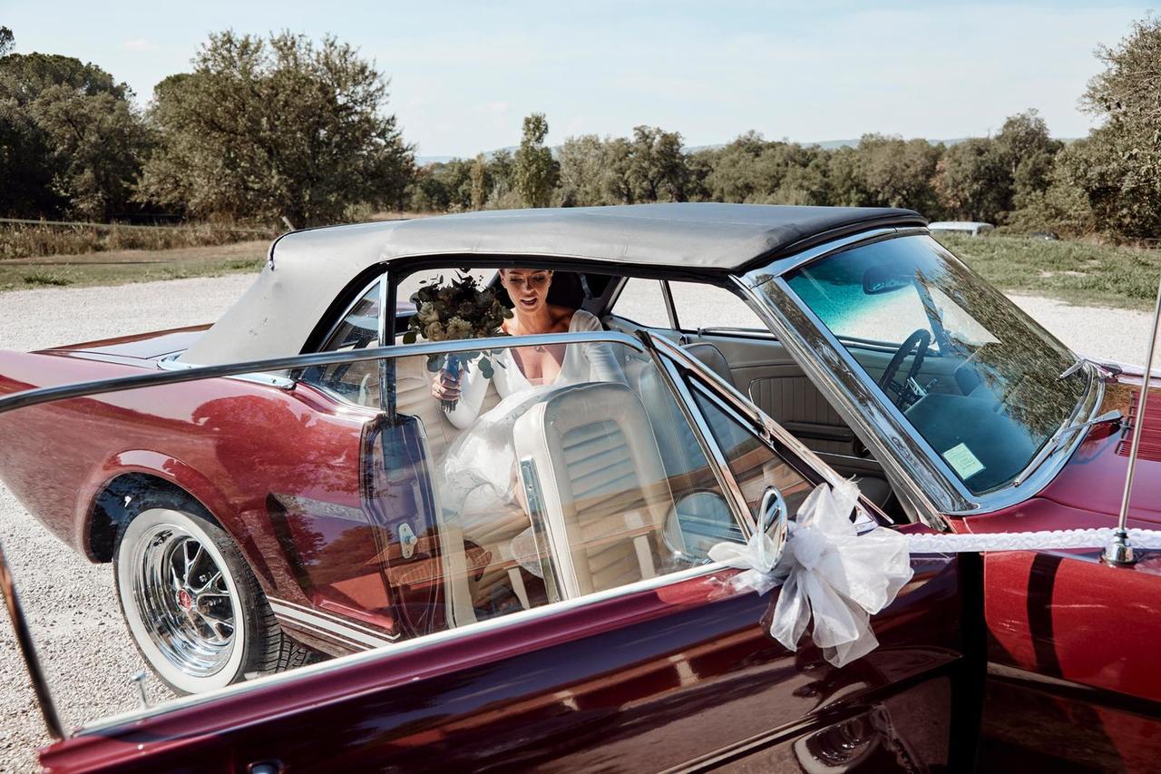 mariage décoration voiture