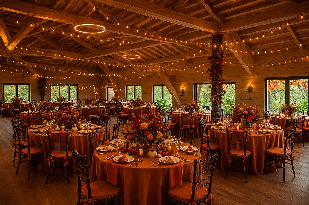 mariage automne lieu de reception