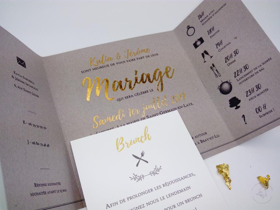 Les 40 plus beaux faire-part de mariage chics pour annoncer votre union