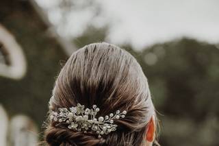 coiffure mariée chignon