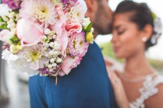 bouquet de mariée rond