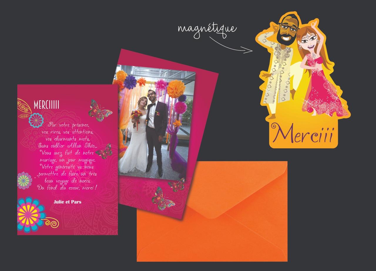 phrases remerciement mariage avec cadeau