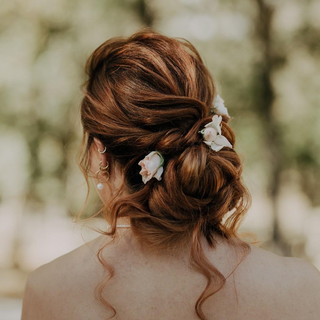 coiffure chignon mariage accessoire pour cheveux mariage