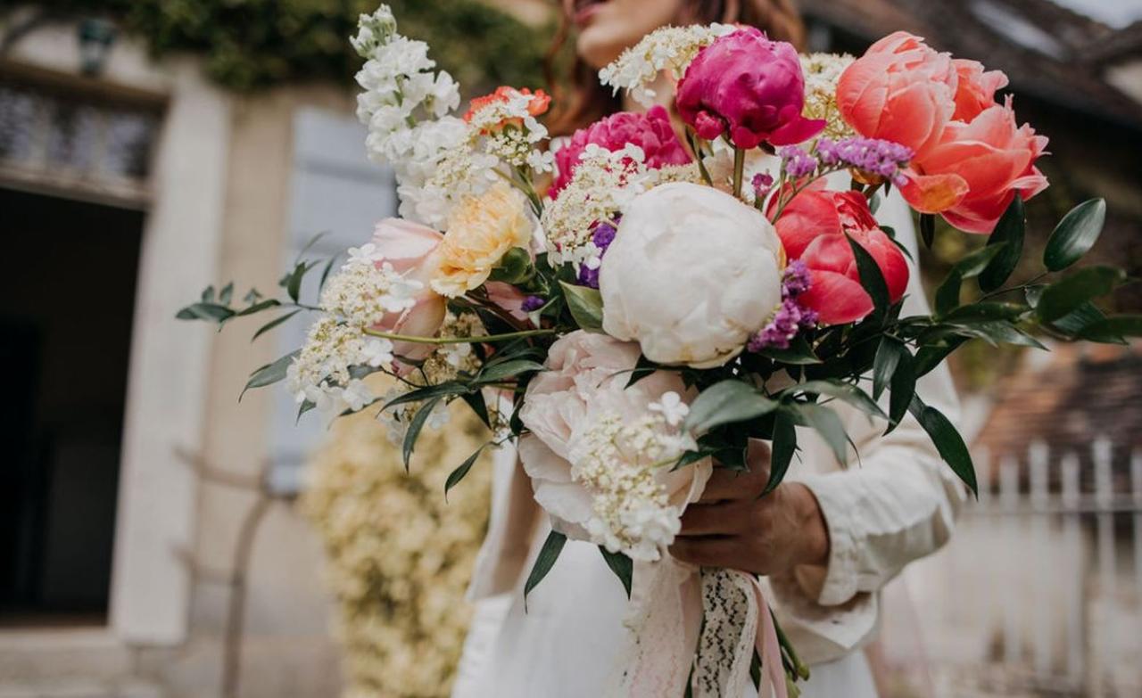 bouquet mariée de printemps