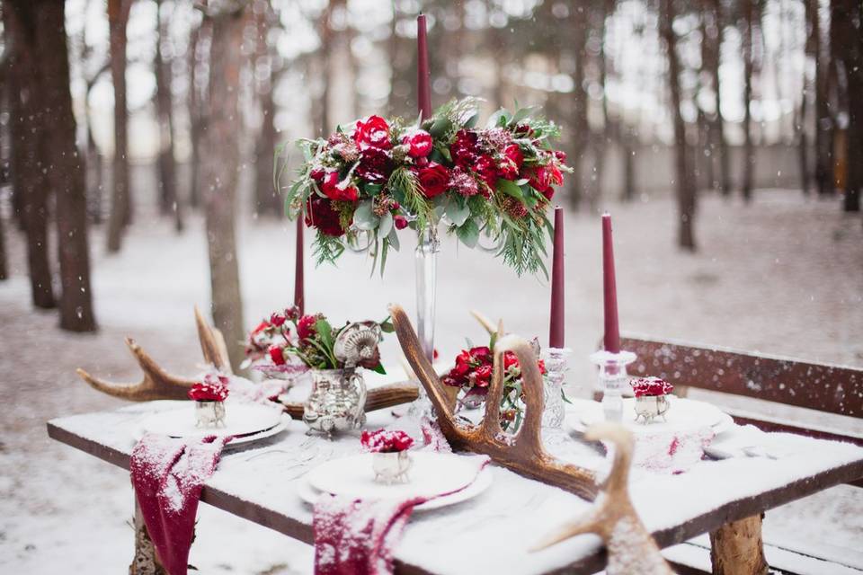 Idées de décoration tendances pour votre mariage en hiver