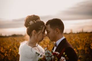 chignon mariée boheme