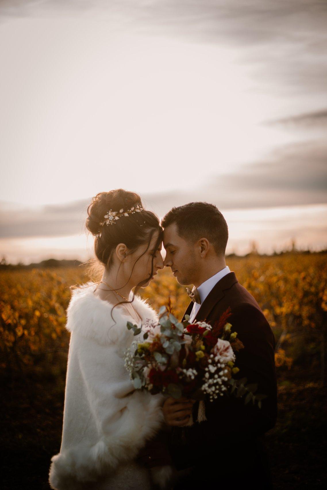 chignon mariée boheme