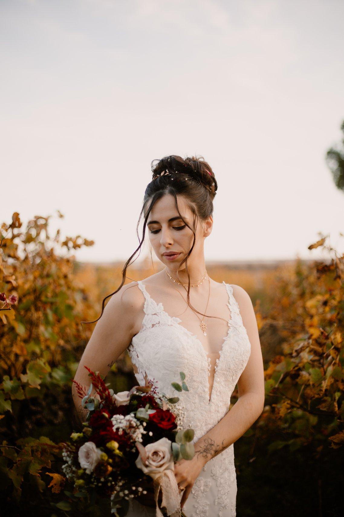 chignon mariée