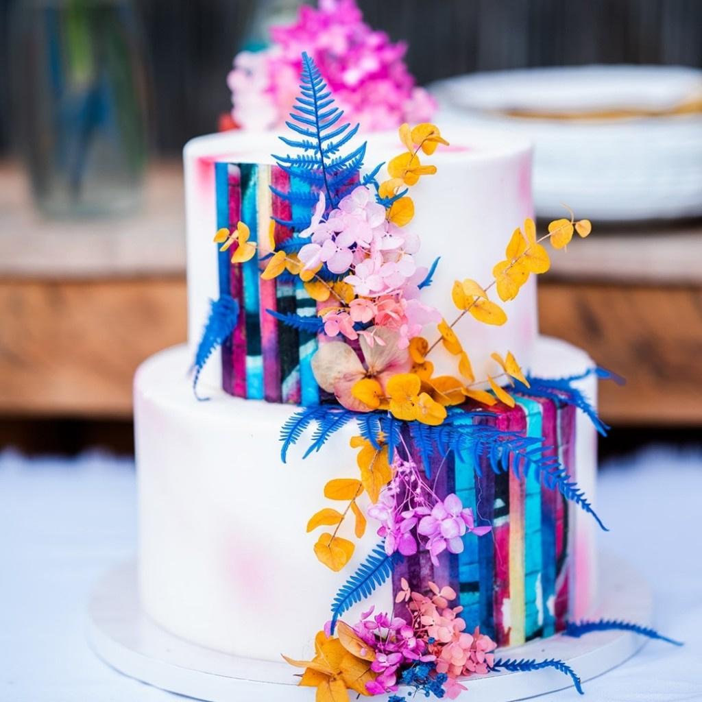 Acheter 2023 Gâteau coloré fleur 1 an robe d'anniversaire pour