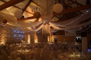 guirlande lumineuse mariage salle de mariage