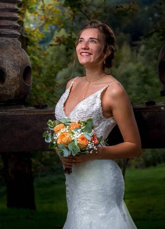 robe de mariée pour femme de 50 ans bretelles