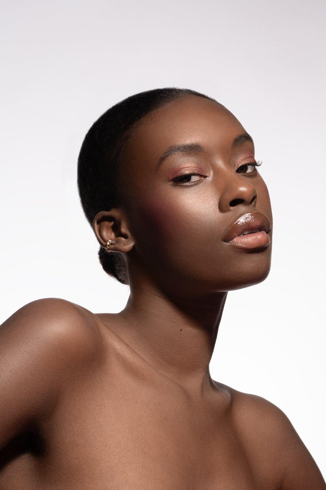 maquillage mariee naturel peaux noires