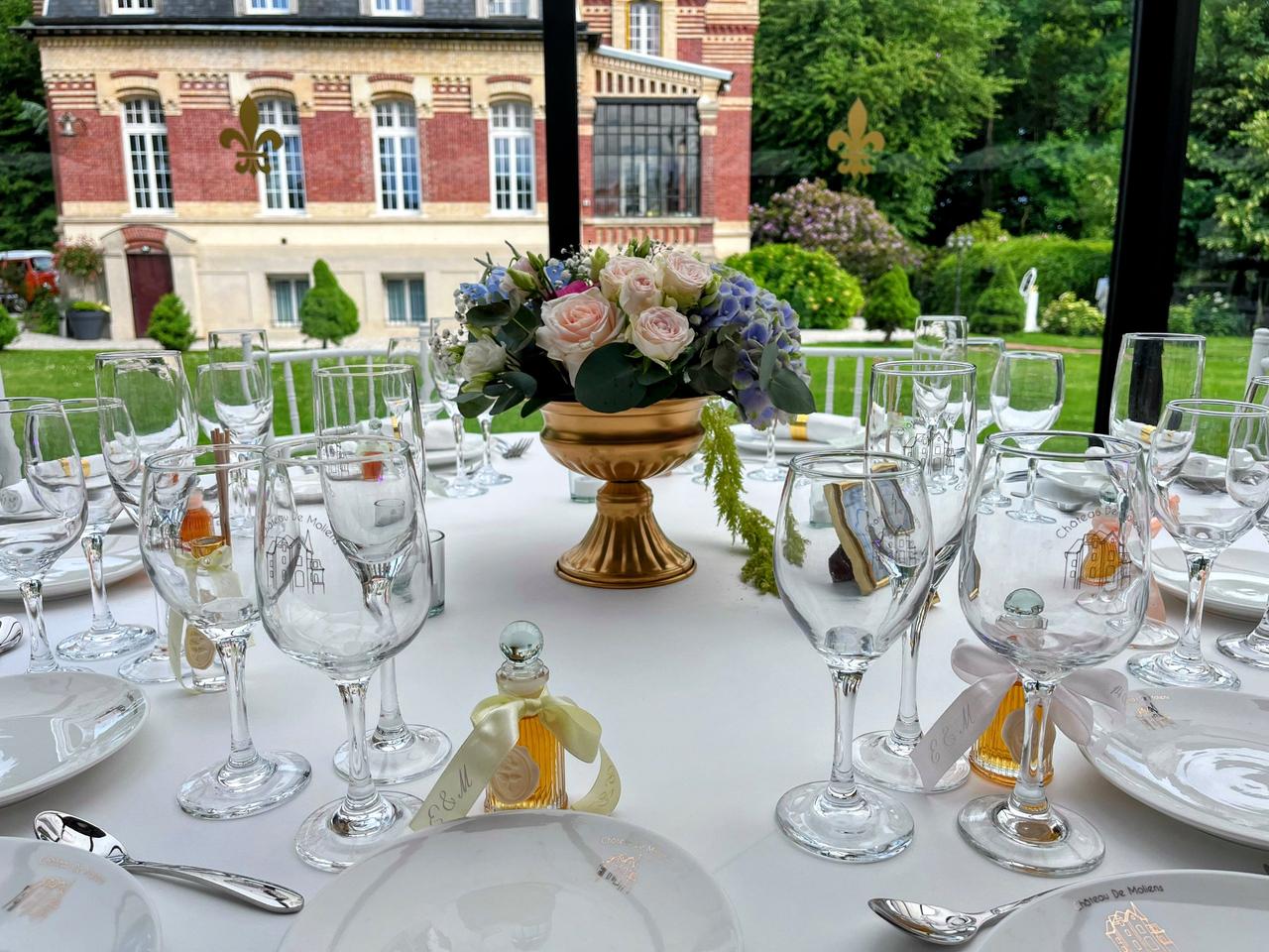 decoration table ronde mariage