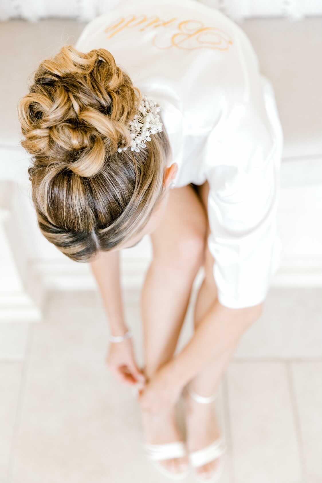 coiffure en chignon pour mariage