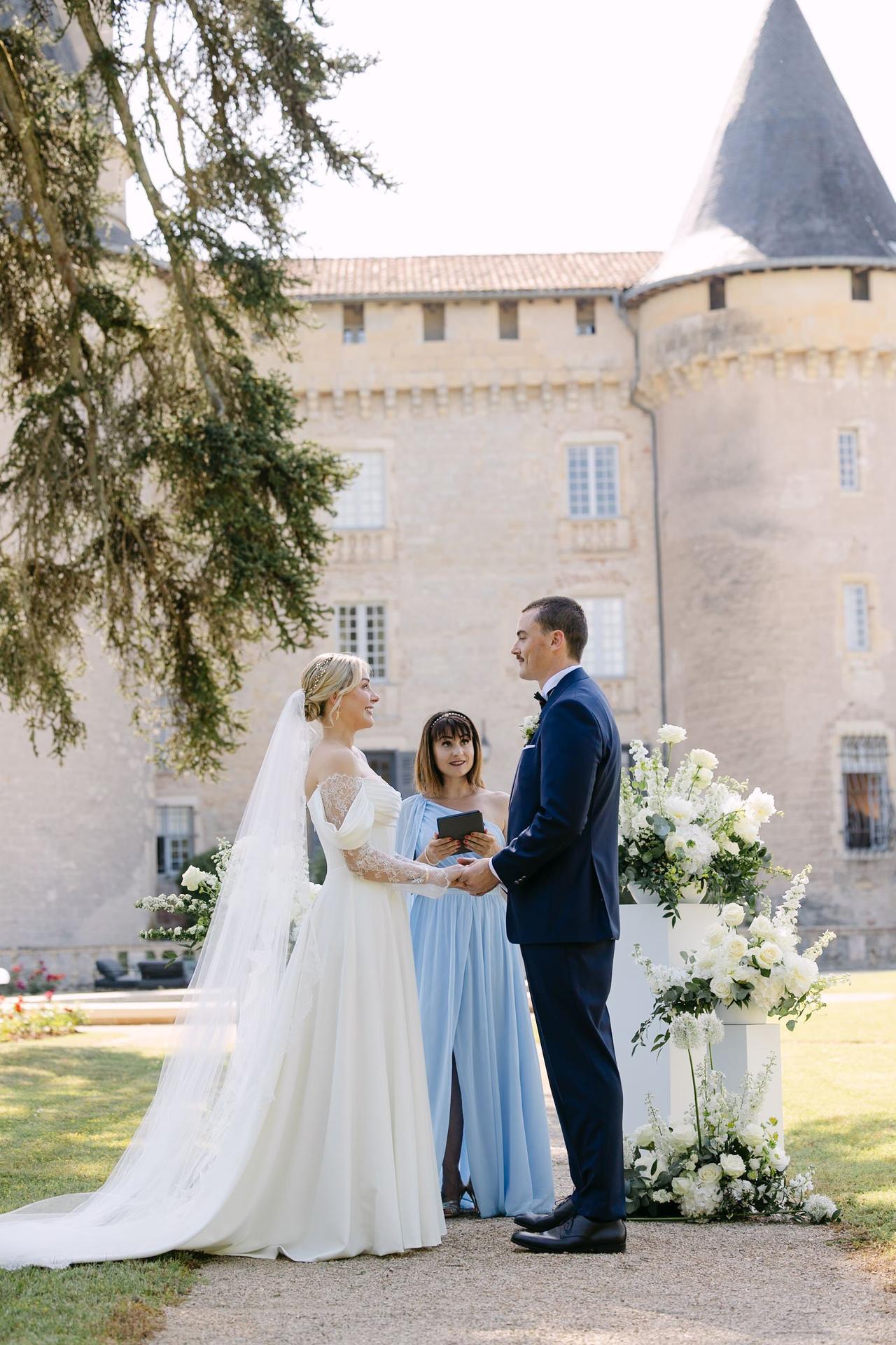 cérémonie intime, echange des voeux de mariage