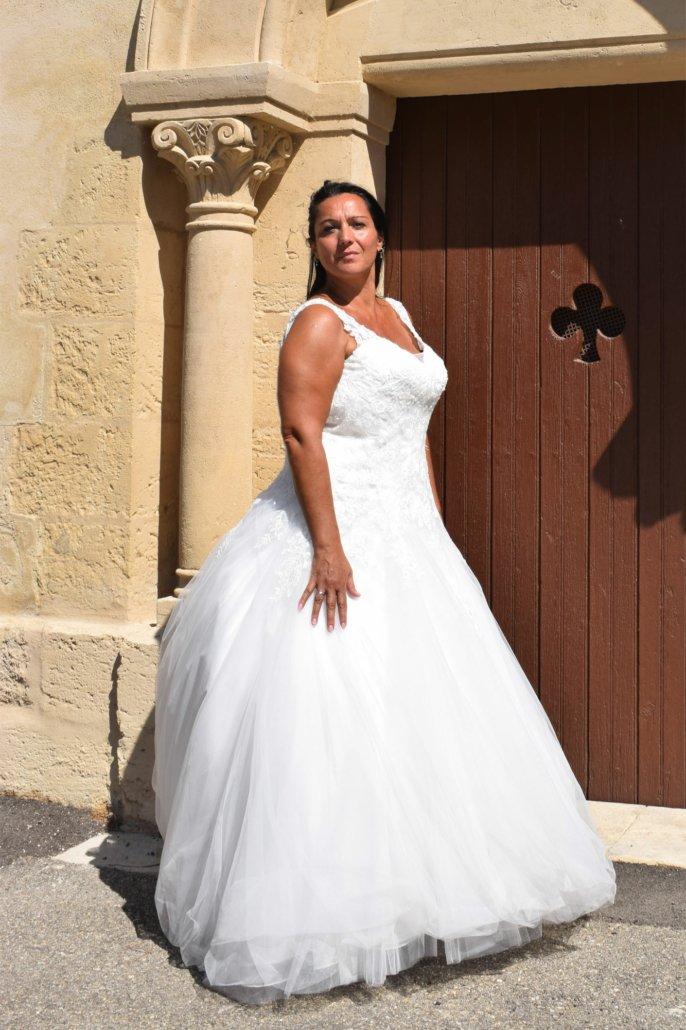 robe de mariée princesse femme ronde grande taille