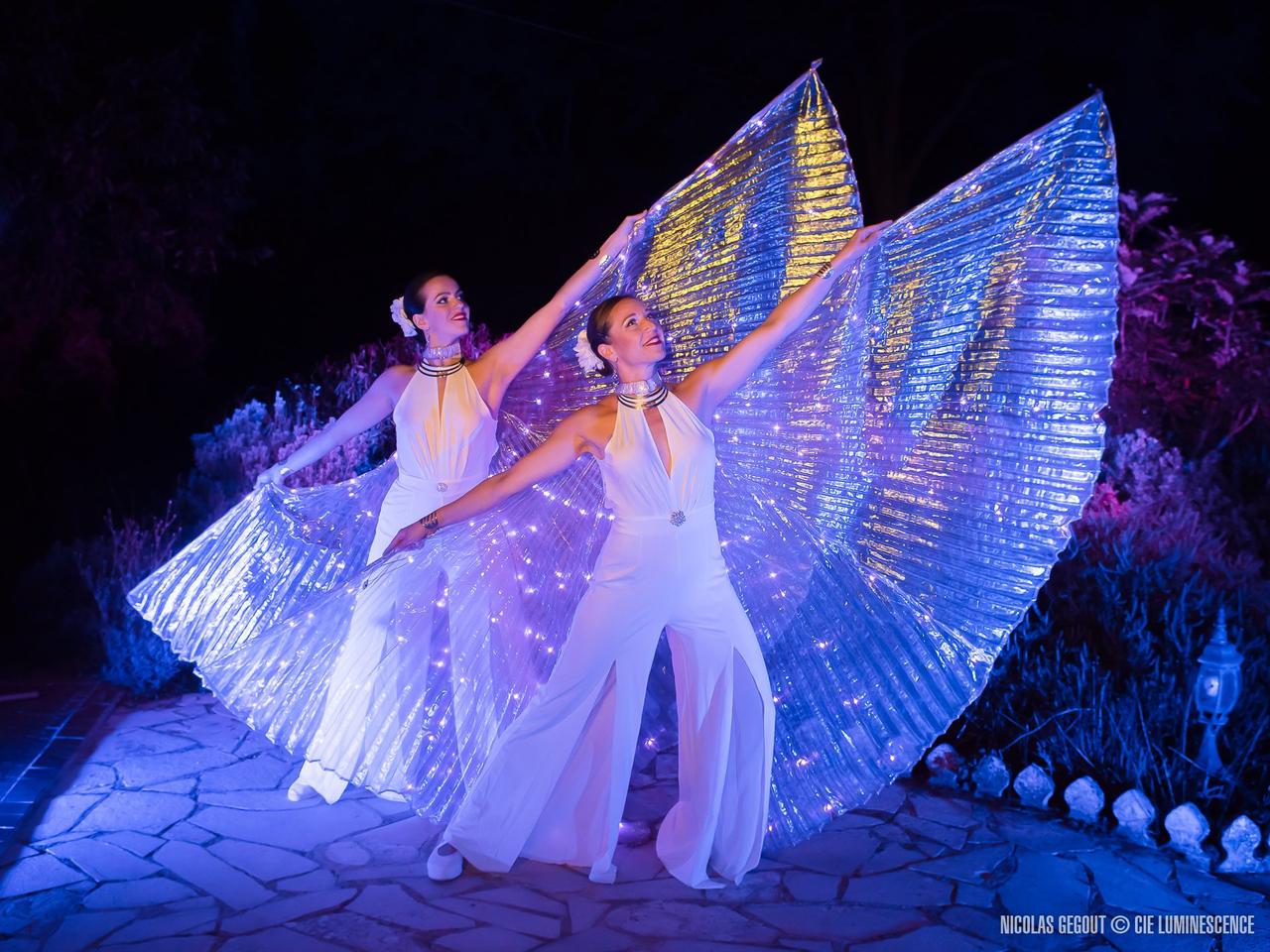 symphonie LED, animation mariage grandiose