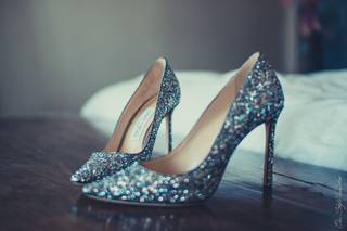 chaussure de mariage femmeescarpin paillettes chic