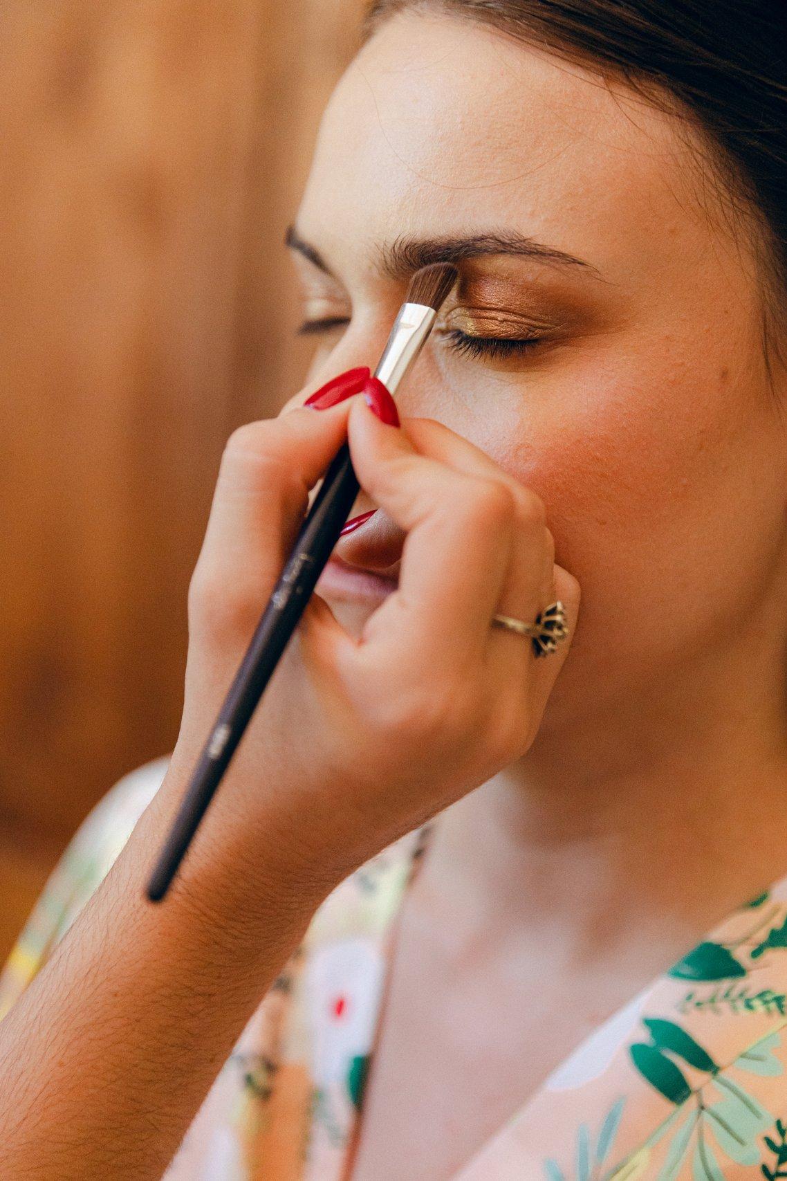 maquillage naturel mariee yeux