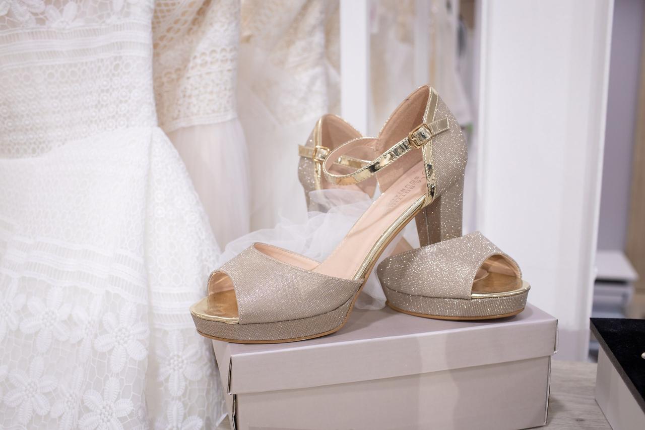 talon argentés mariage