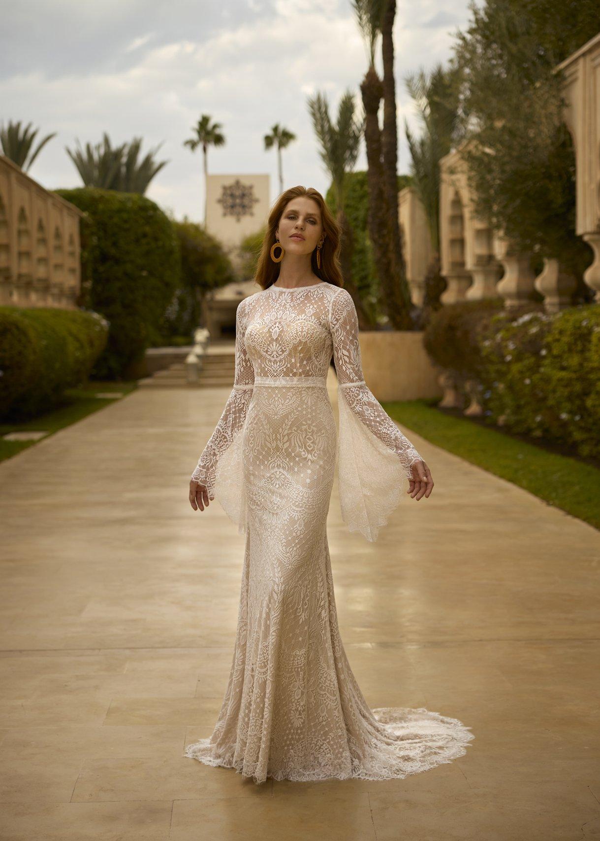 robe de mariée sirène chic dentelle