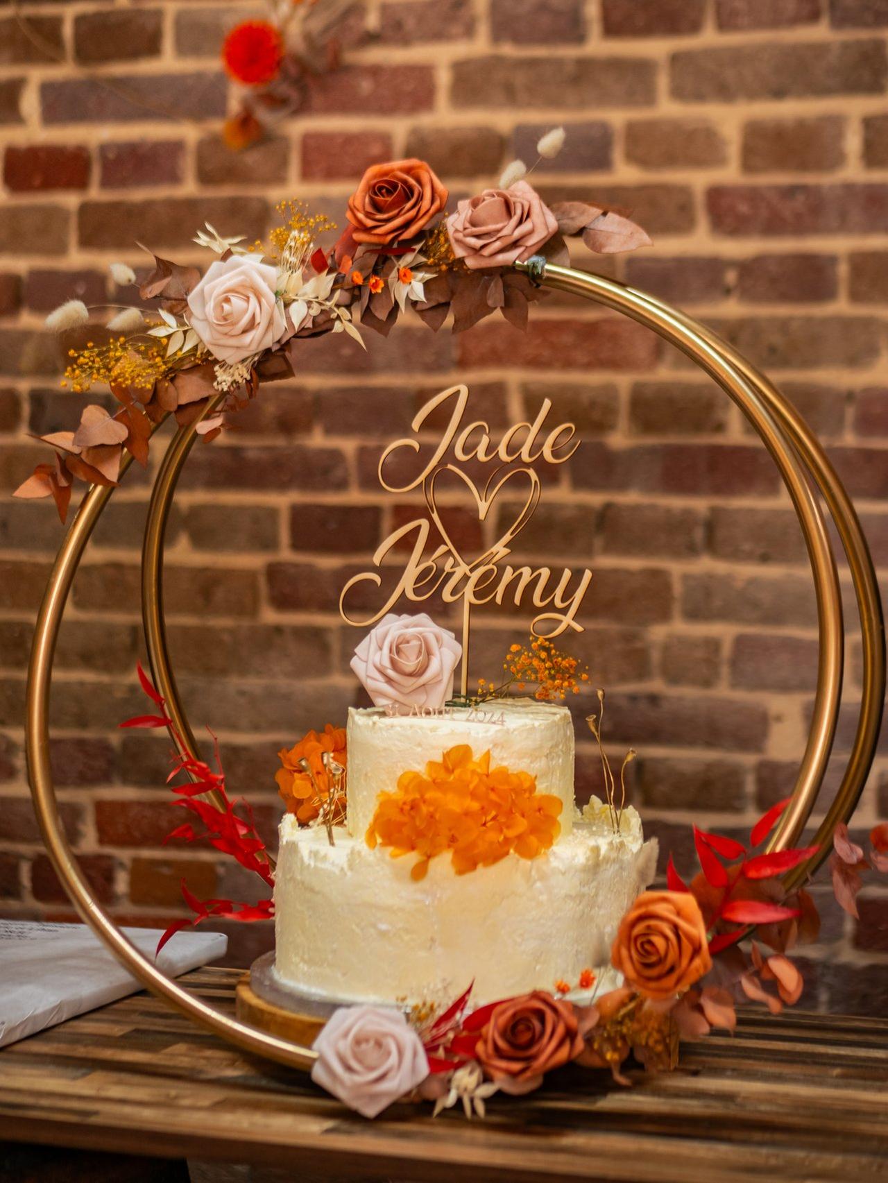 présentoir gâteau étage mariage circulaire