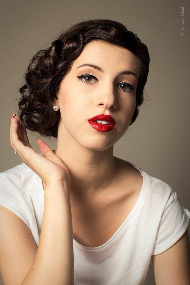 maquillage mariage chic retro 