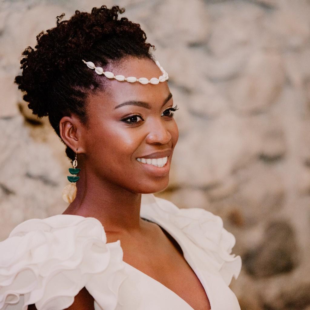 coiffure mariage afro