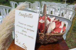 sortie de ceremonie confetti biodegradable