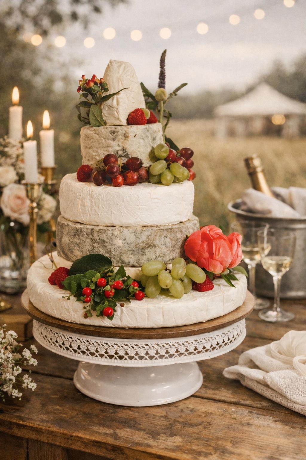 mariage piece montee fromages