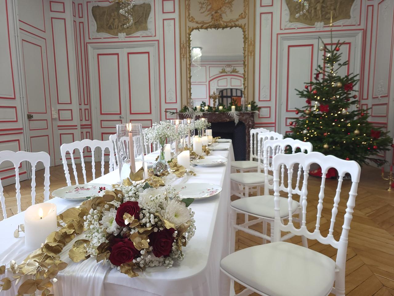 decoration mariage noel chic traditionnel classique