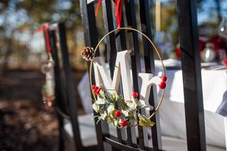 deco de mariage rouge d'hiver