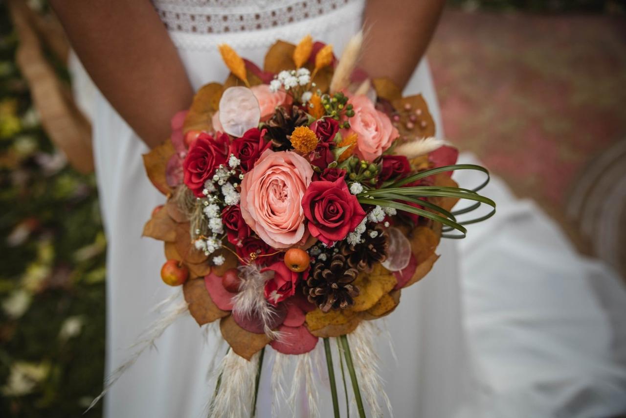 bouquet de mariee automne