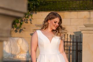 robe de mariée a-line femme ronde grande taille