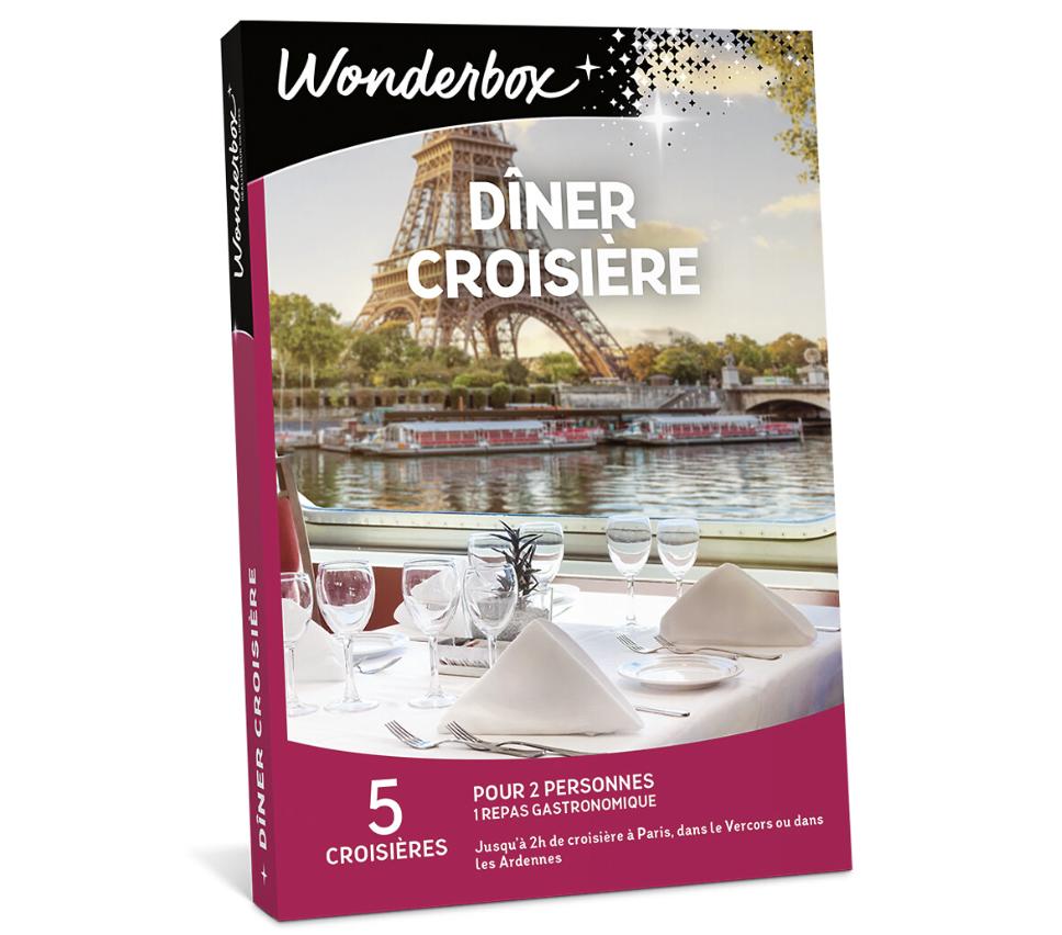 box cadeau couple diner croisiere