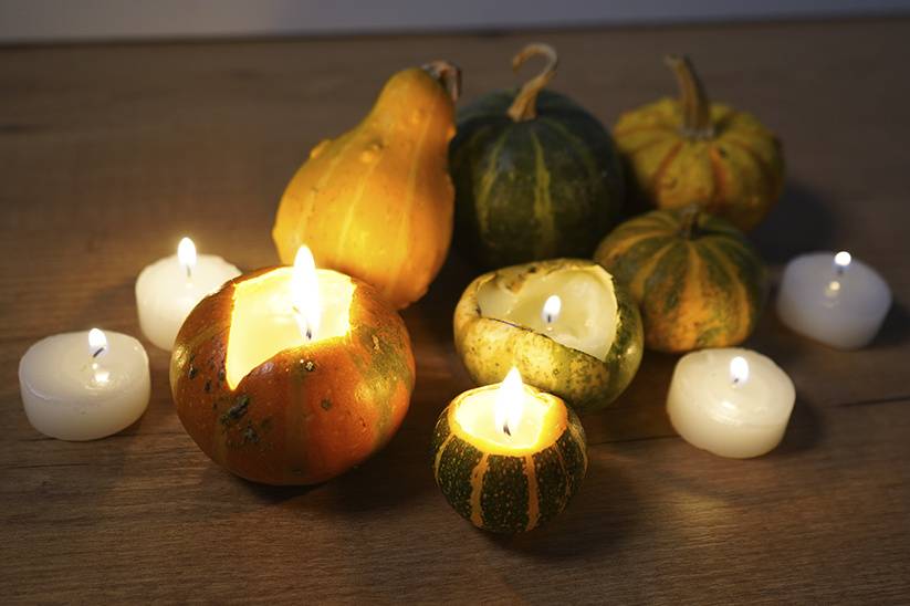 DIY : des photophores ambiance Halloween pour votre mariage d’automne