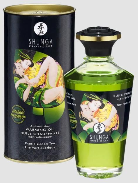 Huile de massage couple chauffante aphrodisiaque