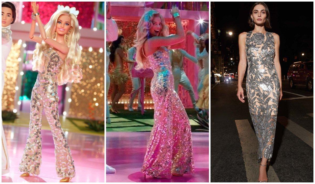 2023 Film Barbie Rose Combinaison Femme Margot Robbie Barbie Cosplay C –