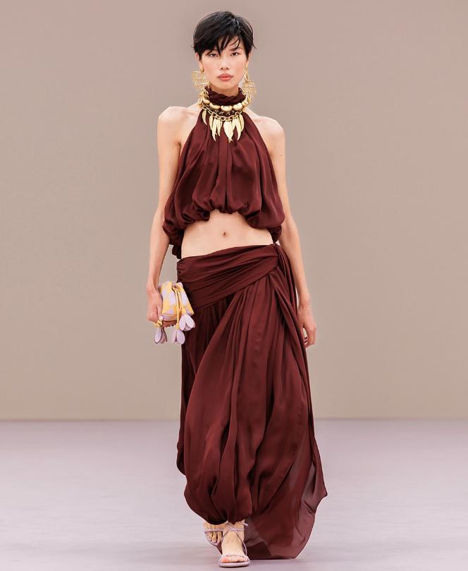 pantalon bouffant coupe fluide été