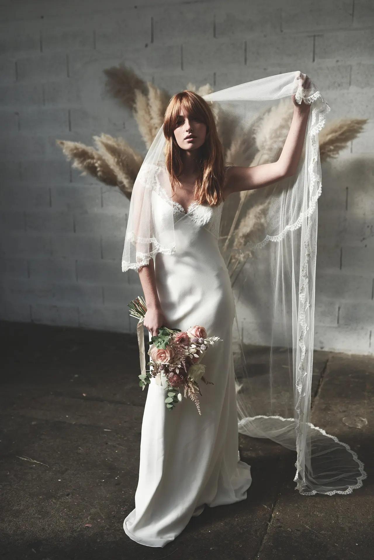 voile mariée bohème retro
