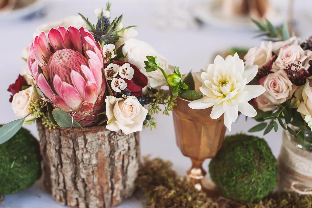 deco dopamine mariage fleurs table