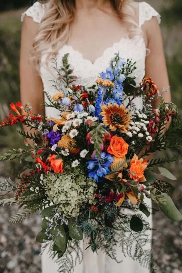 deco dopamine mariage bouquet mariee