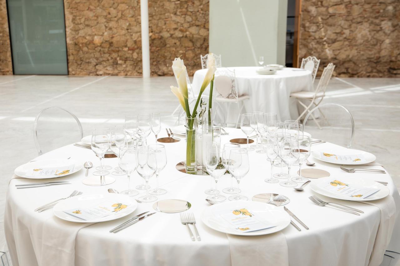 decoration table mariage minimaliste